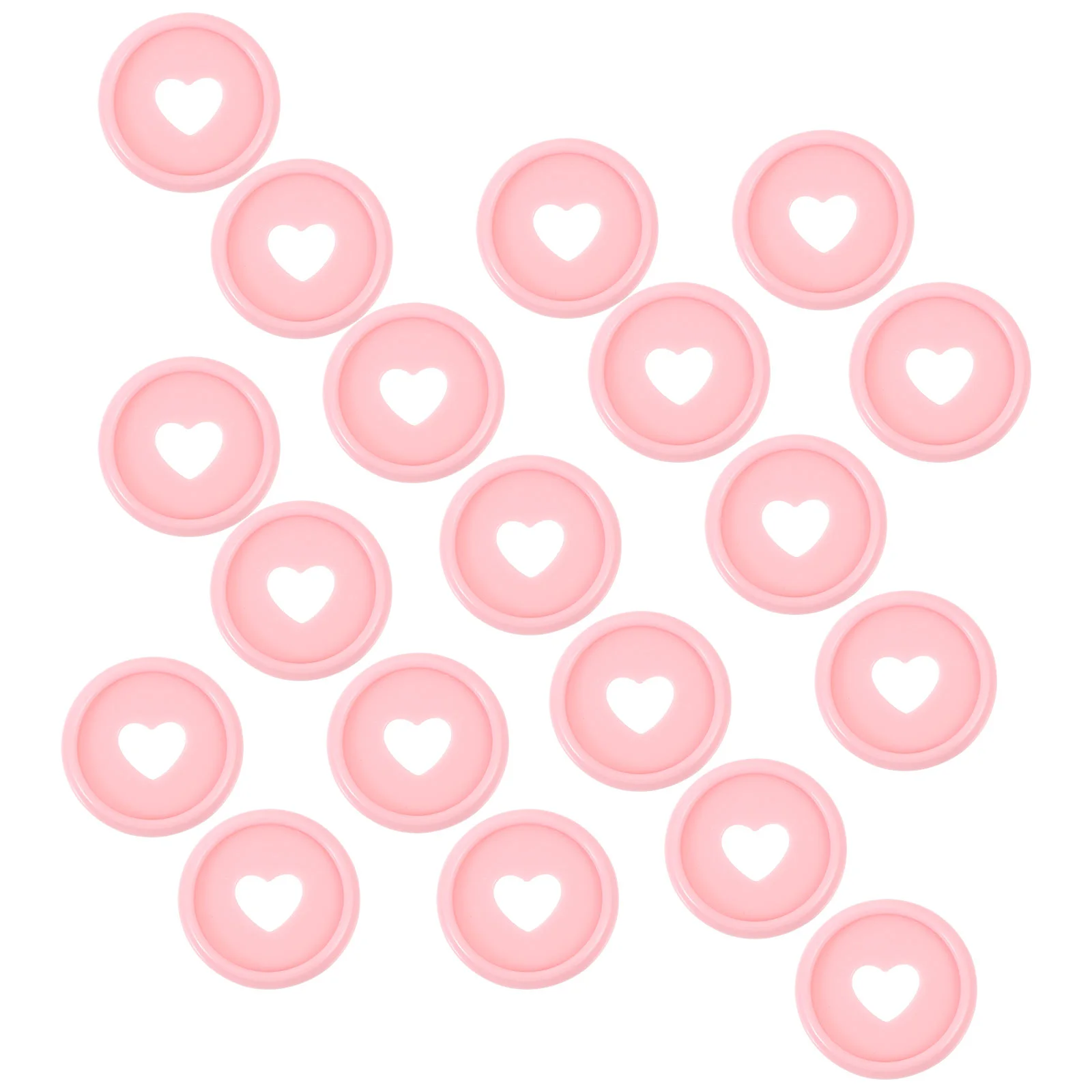 

50 Pcs Silver Accessories Round Binding Discs Macaron Planners Binders Loose-leaf Expansion Plastic Bound for