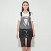 New Fashion Pink Transparent PVC Kitchen Apron Restaurant TPU Thick Hairdresser Cafe Waterproof Nail Salon Apron 2