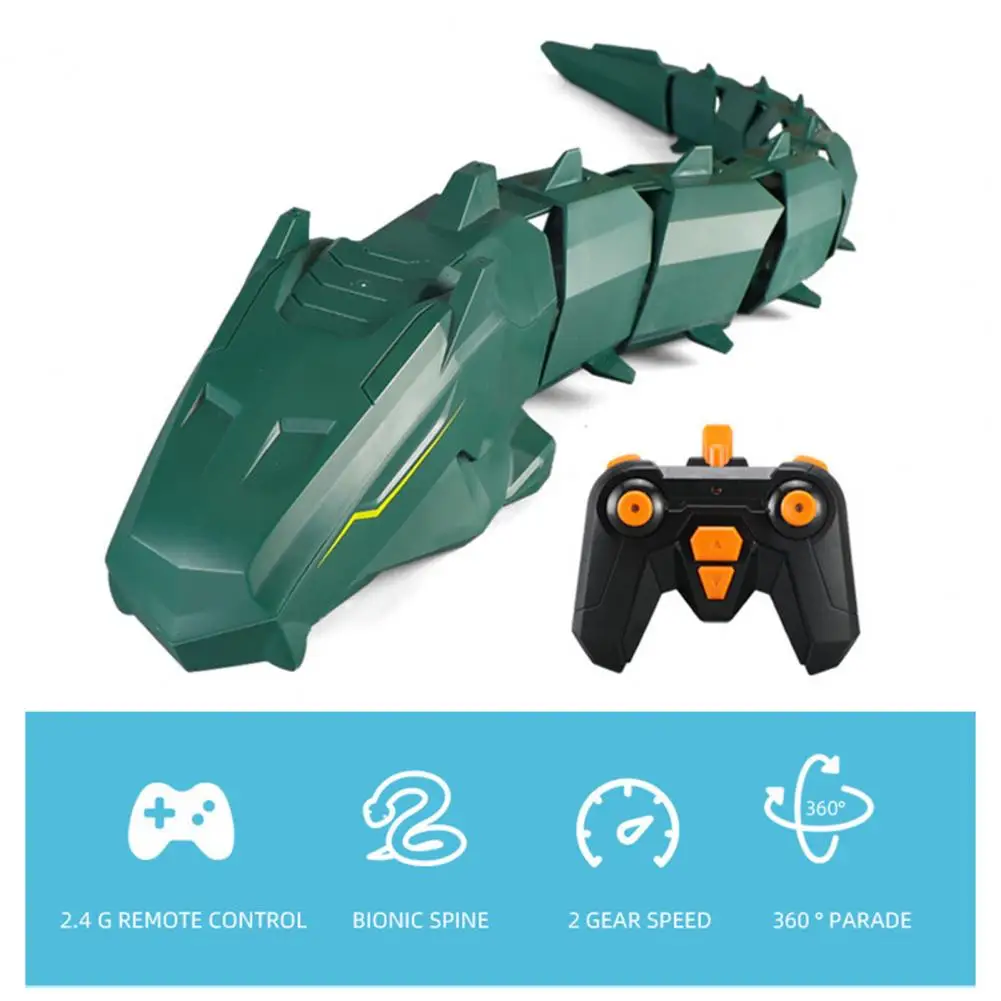 Mechanical Snake Toy Remote Control Snake Toy Waterproof Rechargeable Rc for Kids Remote Control for Boys Bathtub
