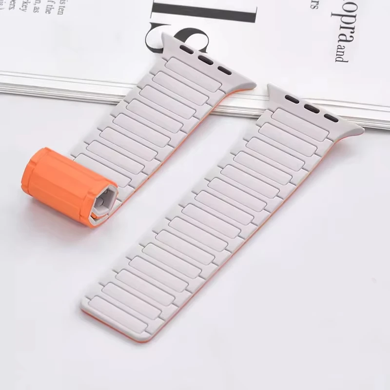 Magnetic Loop Silicone Strap Bracelet