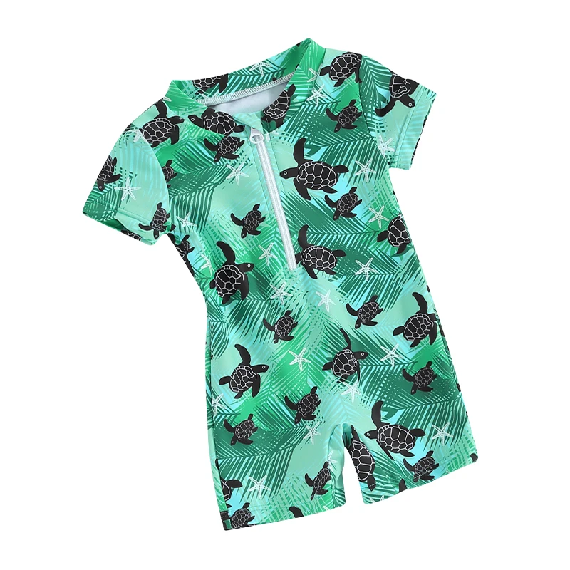 

Купальник с коротким рукавом для маленьких мальчиков и девочек