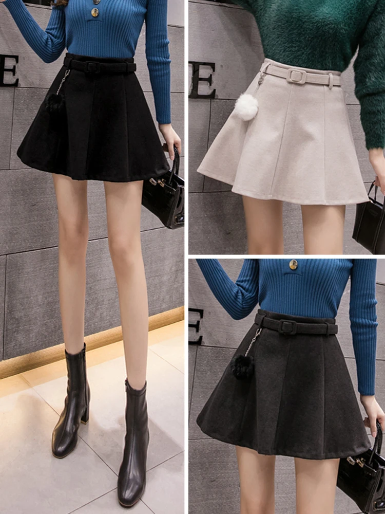 brown skirt Umbrella Skirt Women Skirts Elegant pencil skirt