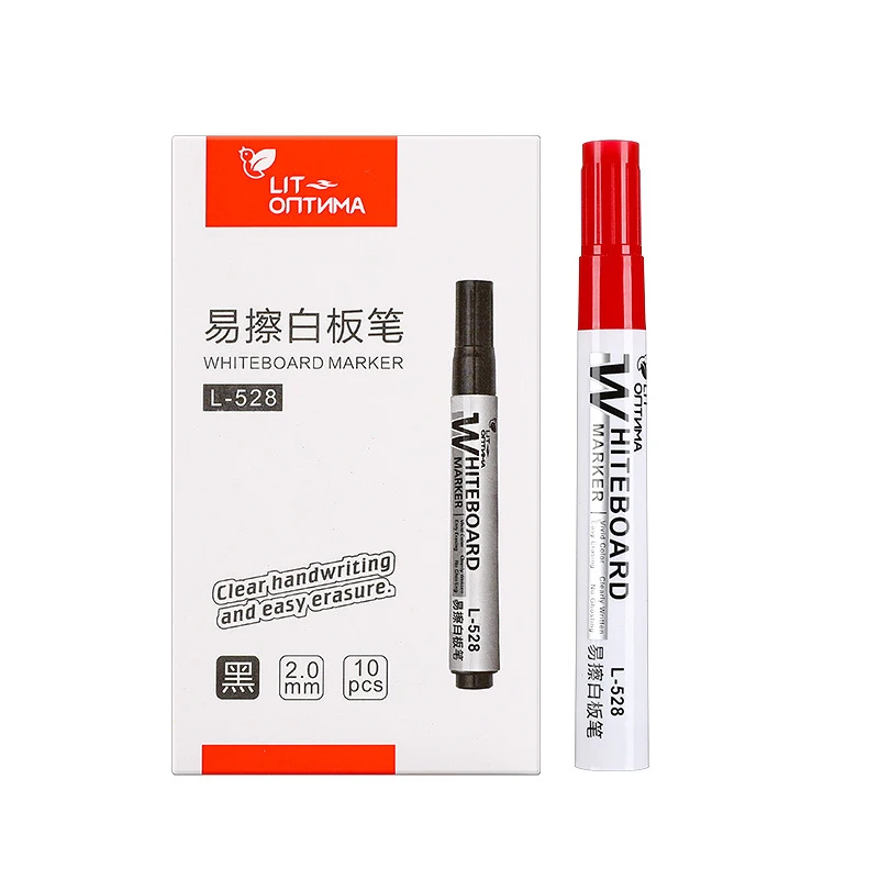 Vibrant Whiteboard Marker Set - Assorted Colors, Fine 2.0mm Nib, High-Volume Ink, Ideal