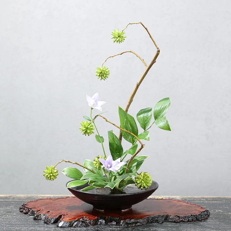 Japanese Frog Vase Ceramic Bouquet  Ikebana Flower Arrangement Bowl Device Tea Table Kenzan Arranging Ikebana Centerpieces 2