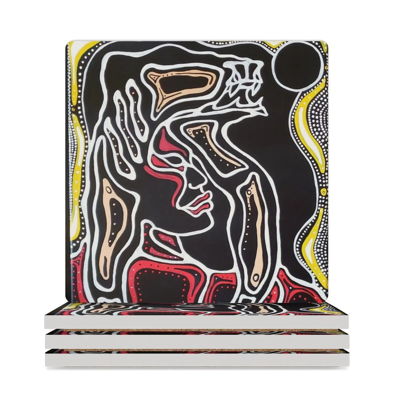 

The Call Ceramic Coasters (Square) personalize christmas tea ceramic set Coasters