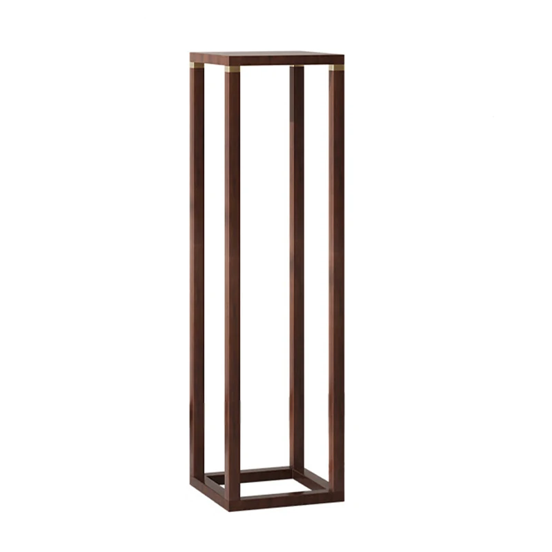 

Sofa Side Corner Minimalist Plant Stand Wooden New Chinese Veranda Shelf Balcony Simple Prateleira Outdoor Garden Furniture