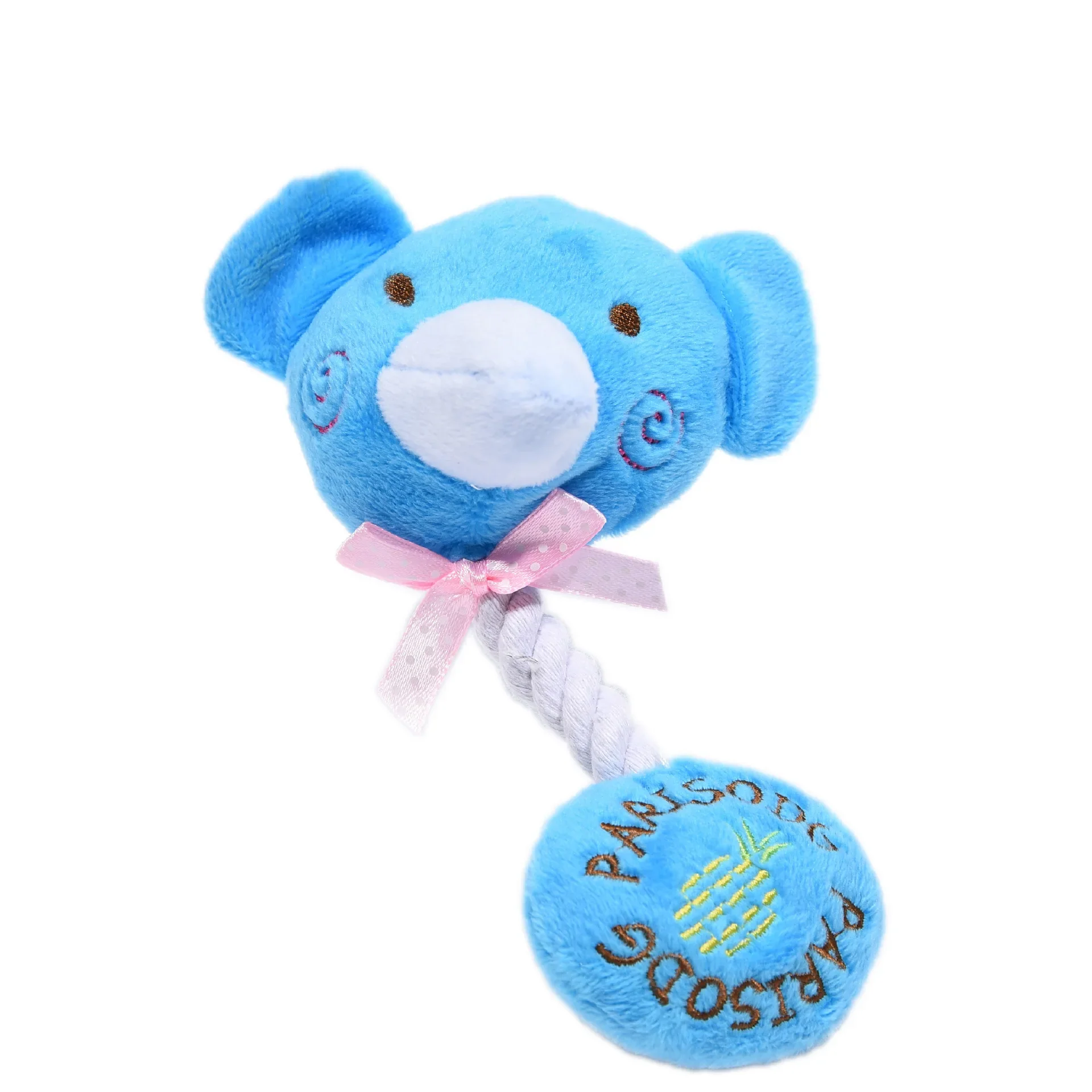 Pet Plush Toys Molar Teeth Bite-resistant Cat Toy Teddy Bichon Puppy Training Interactive Dog Supplies Dog Chew Toys 4