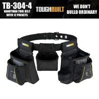 ToughBuilt TB-304-4 Handyman Tool Belt With 12 Pockets Tools Packaging Bag 1