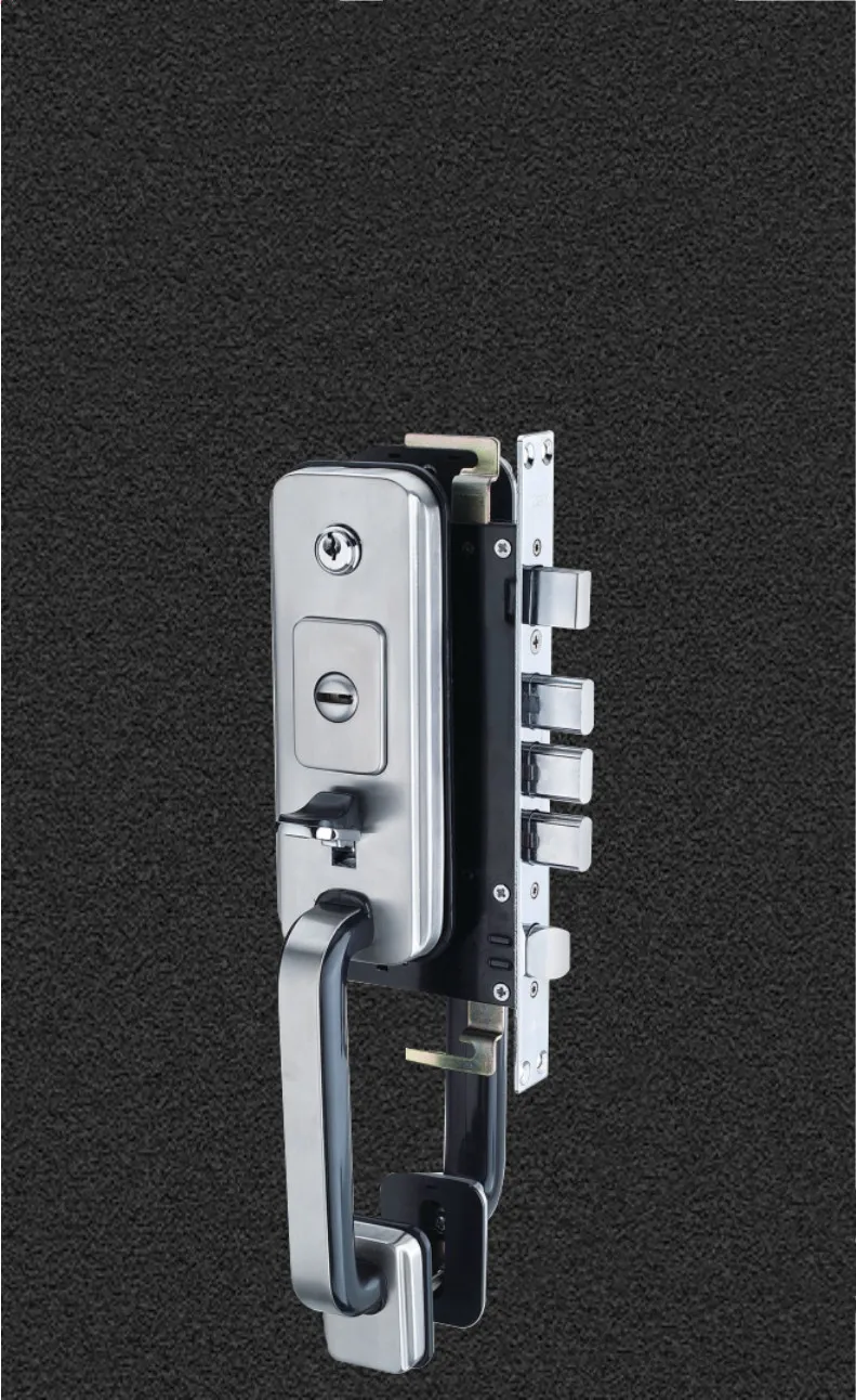 Description Picture 2 of itemStainless Steel Old Anti-theft Door Lock Double-sided Handle Lock Body Set with Key Household Hardware Door Locks