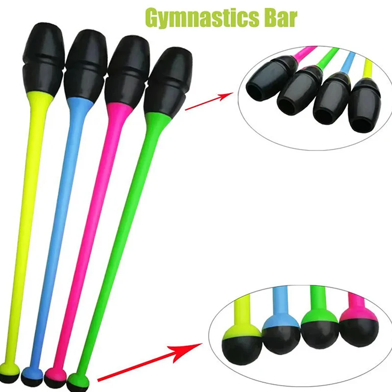 Gymnastics Streamer Rod 36/41 Cm Rhythmic Gymnastics Stick Training Equipment Rhythm Fitness Kids Training Competition Bar