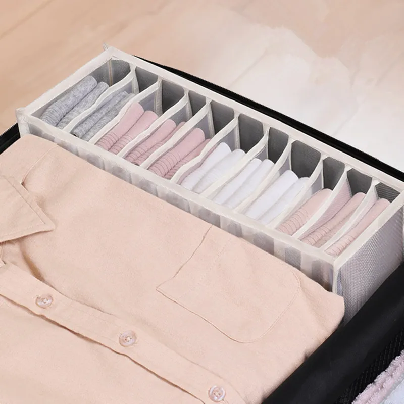 House Storage Box Nylon Mesh Baby Hive Drawers Organizer For Room Underwear Bra Socks Clothes Wardrobes Bedroom Cabinet