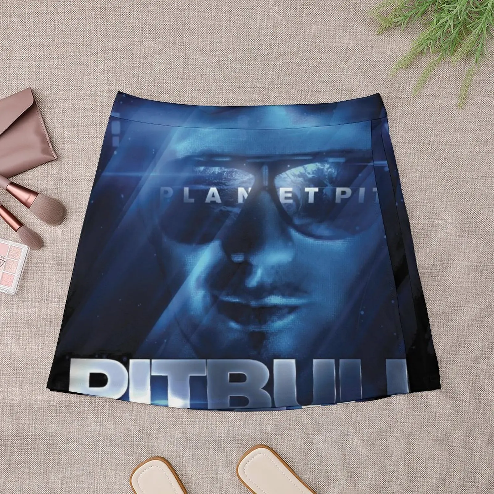 Pitbull Mr.Worldwide Planet Mini Skirt korean clothes ladies korean style clothing short skirt for women