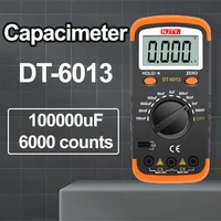 Professional Digital Capacimeter 6000 counts Capacitor Capacity Meter Lcr Tester 100000uF Capacitor High Precision Multimeter 1