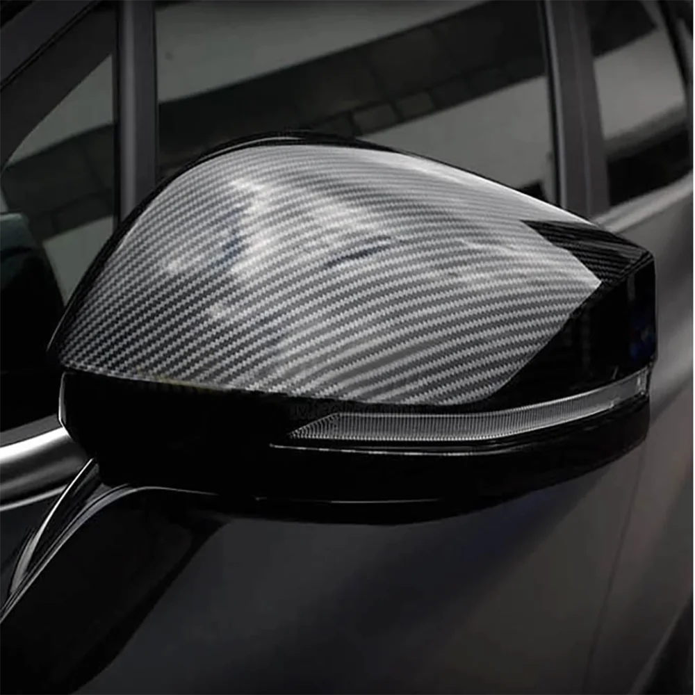 

Car Accessories For Kia Sportage NQ5 2022 2023 ABS Carbon Fiber Car Rear View Mirror Cover Trim Car Mirrors Covers