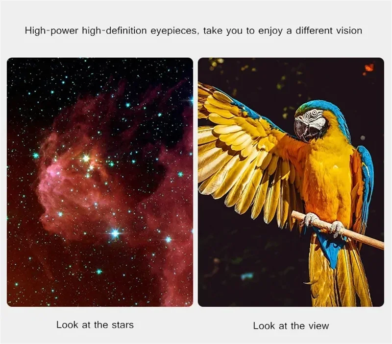 S99b6b8d2e77548e0a73c7d2ee15d7944S Teleskop astronomiczny z Finderscope Profesjonalna obserwacja księżyca dla dzieci Okulary HD o dużej mocy