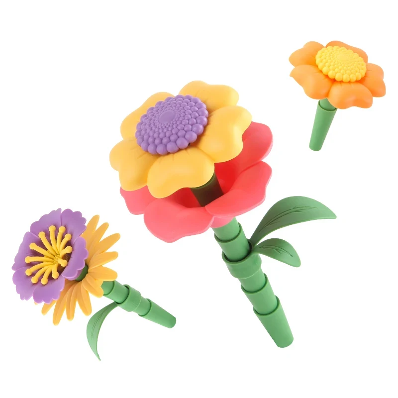 STEM Educational Flower Garden Building Toy for 3-7 Year Old Boys & Girls building blocks toys,educational garden toy
