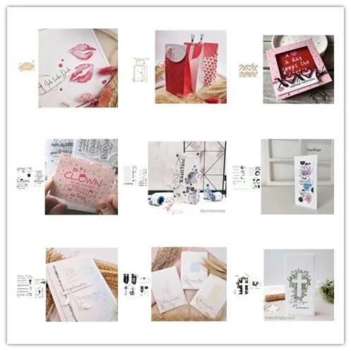 Presell love clear stamps and dies for DIY Scrapbooking/photo album Decorative Embossing DIY Paper Cards