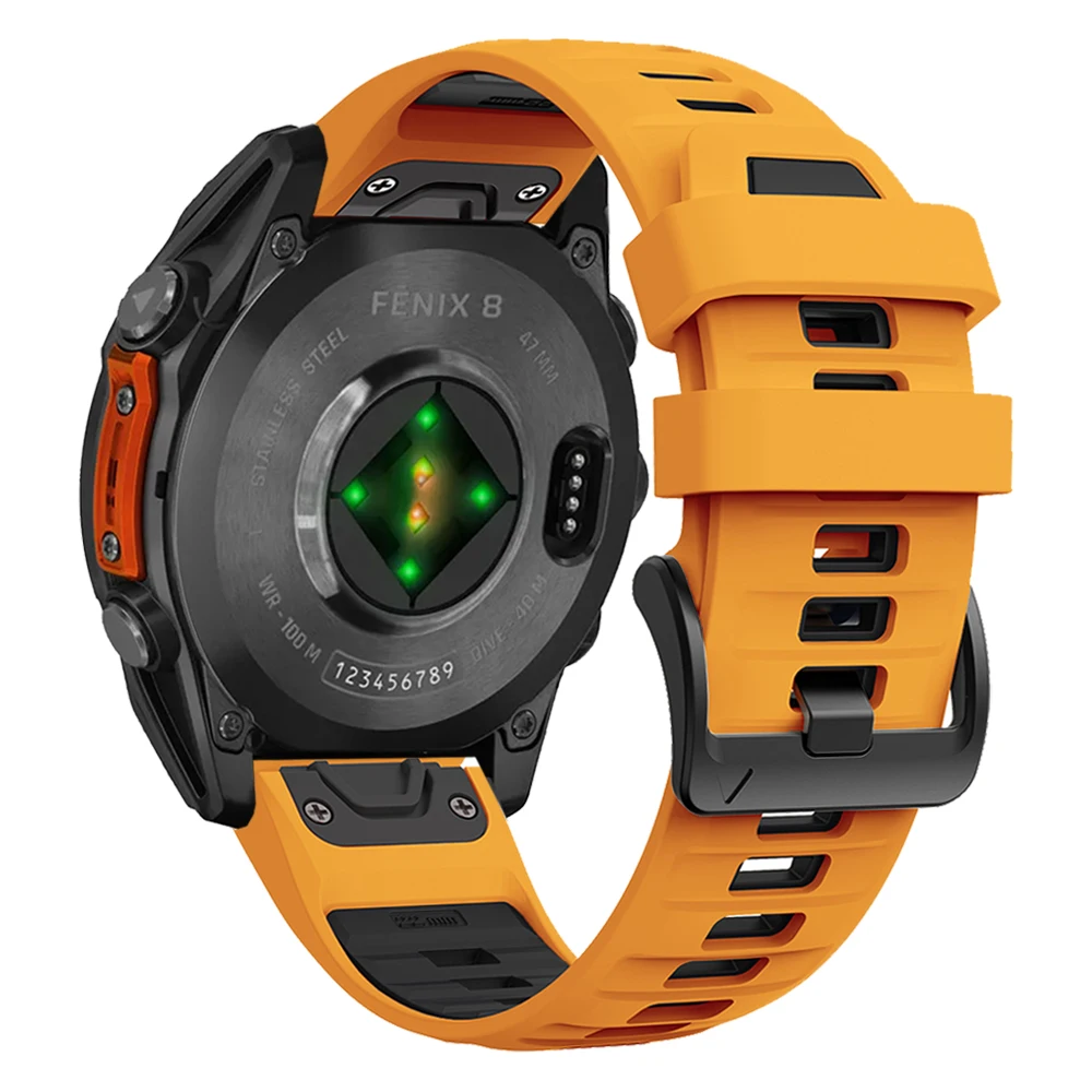 Premium Silicone Strap Bracelet for Smartwatches - QuickFit 22mm/26mm