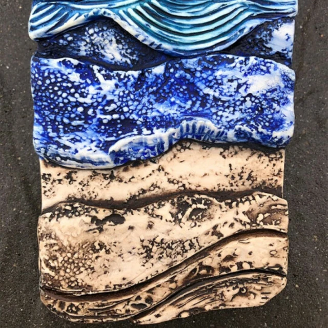 Csillagos Sky Ocean Garden Szobor Fali Művészeti Gyanta Dísz Ajtó Udvari Dekoratív Kézműves Természet Totem 2021 - Image 6