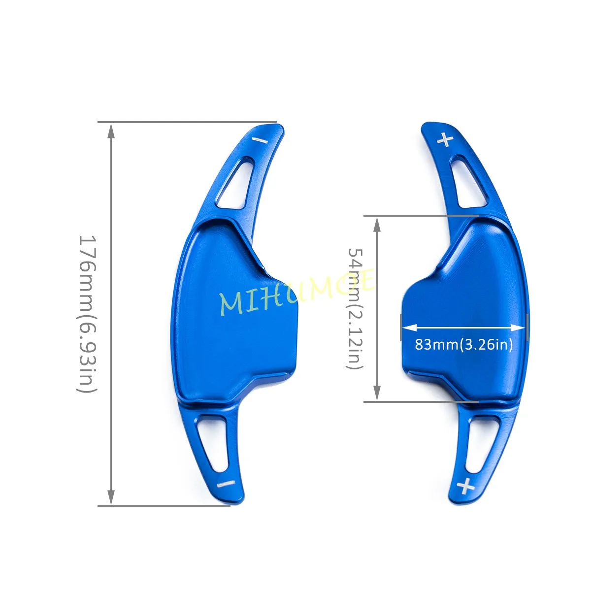 Aluminum Alloy Steering Wheel Paddle Extensions with Interior Trims