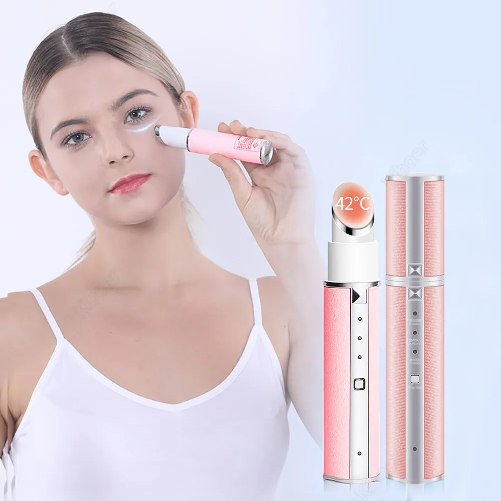 뜨거운 눈 영양, 2 색 마사지 미용 마사지기, 눈 따뜻한 진동 고주파 마사지, 장치, A 