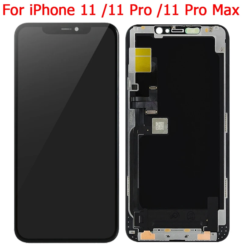 Nuovo Originale Per Iphone 11 Pro Max Display Lcd Touch Screen Digitizer Panel Per Iphone 11 11Pro 11 Pro Max Display Lcd