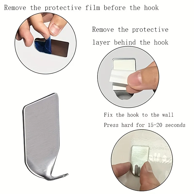 1 PC Deluxe Anti-Fog Shaving Mirror Fogless Bathroom Shower Mirror With Handheld Option For Men And Women Hanging Shower Mirro 6