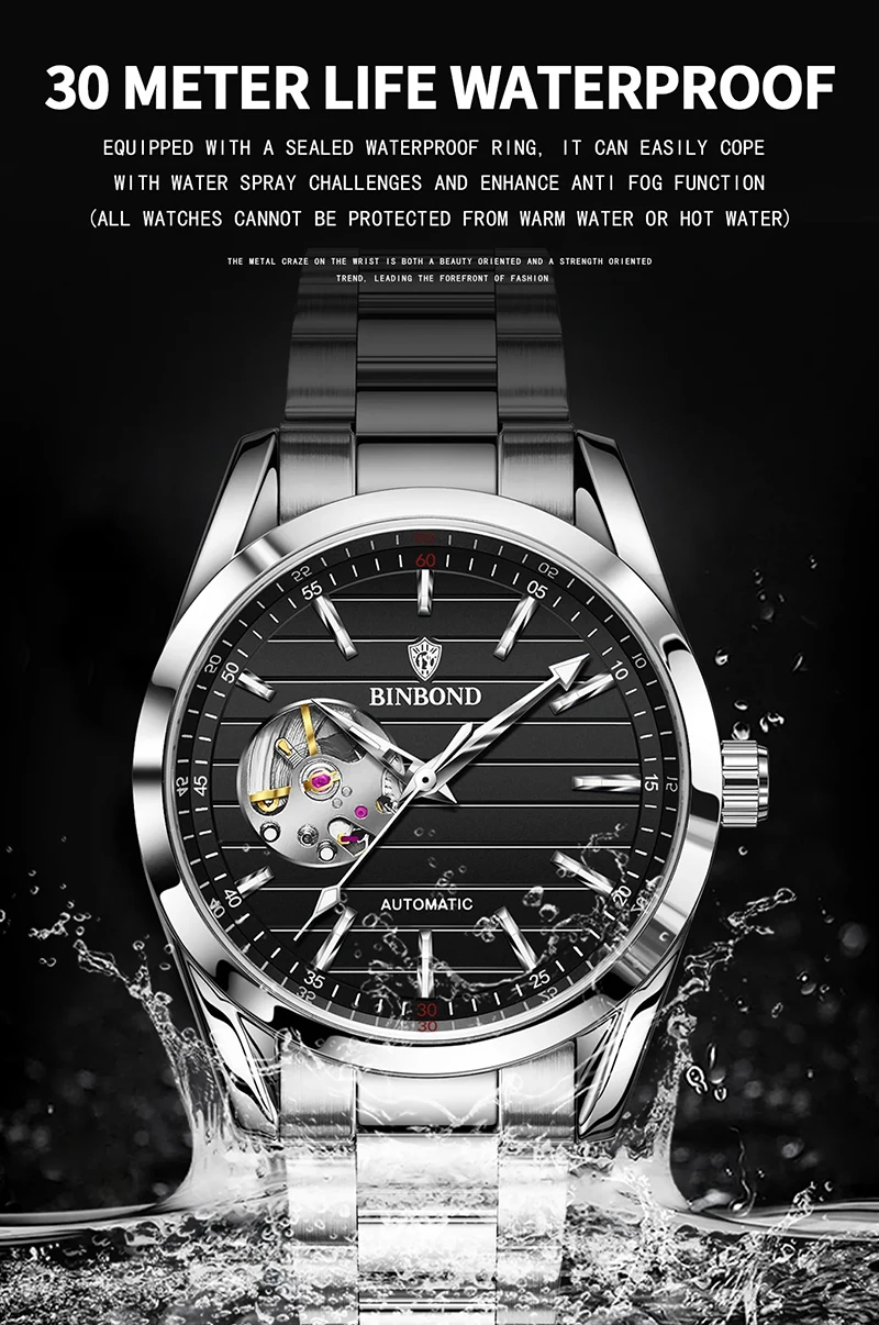 BINBOND V00126 Men's Watch description image 14