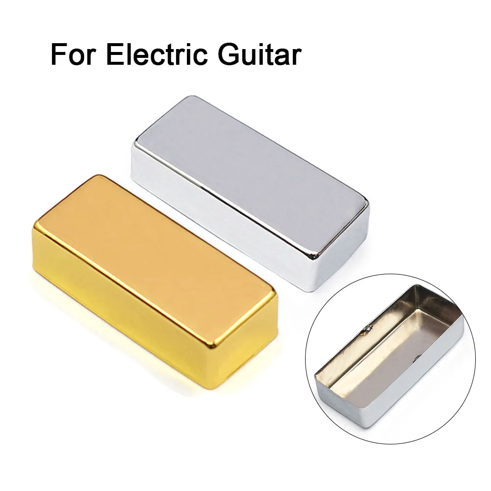 

6 String Pickup Cover Brass Sealed Style Guitar Pickup Covers Replacement Tools For Small LP Electric Guitar Silver Gold Parts