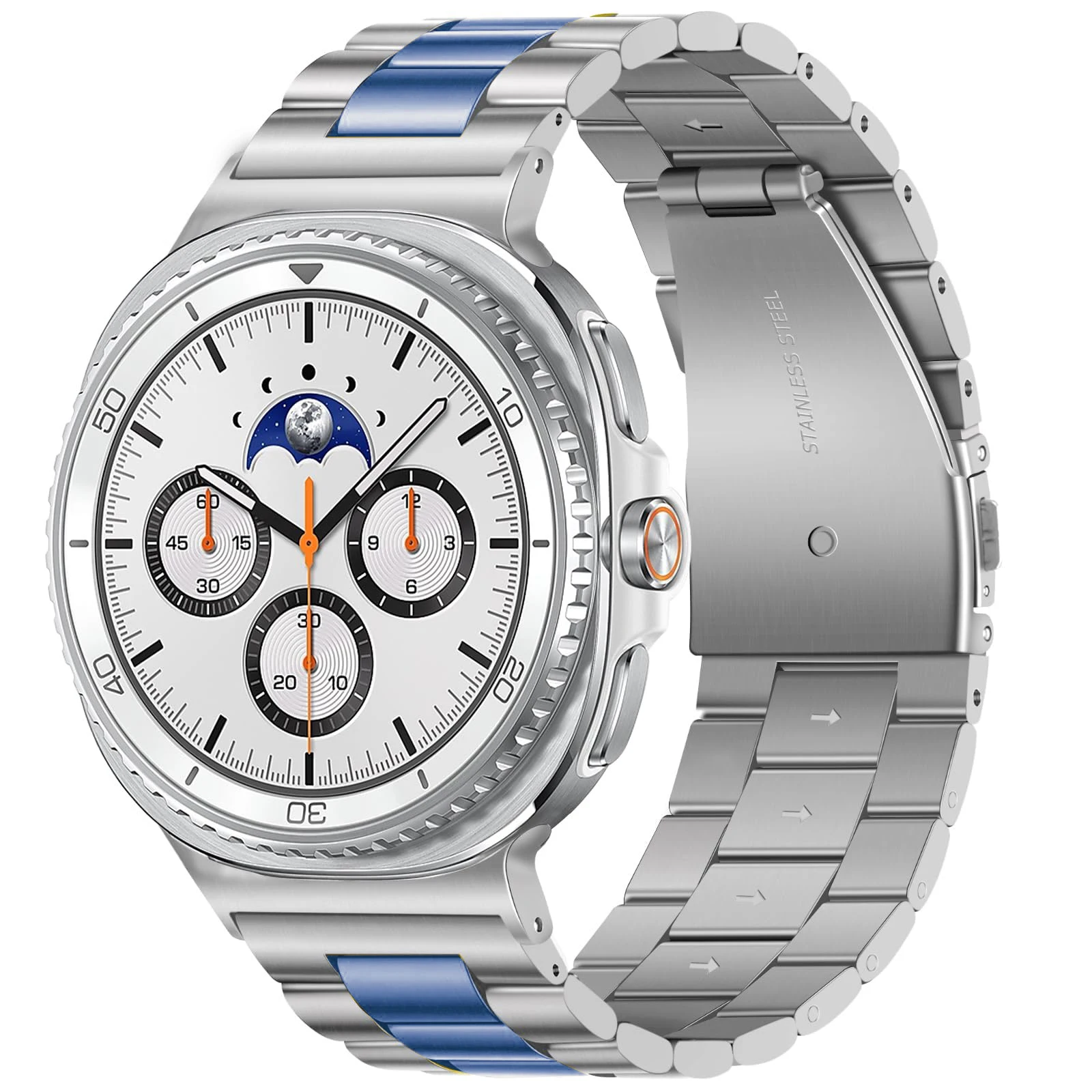 Luxury Stainless Steel Bracelet Band - Premium Metal Strap