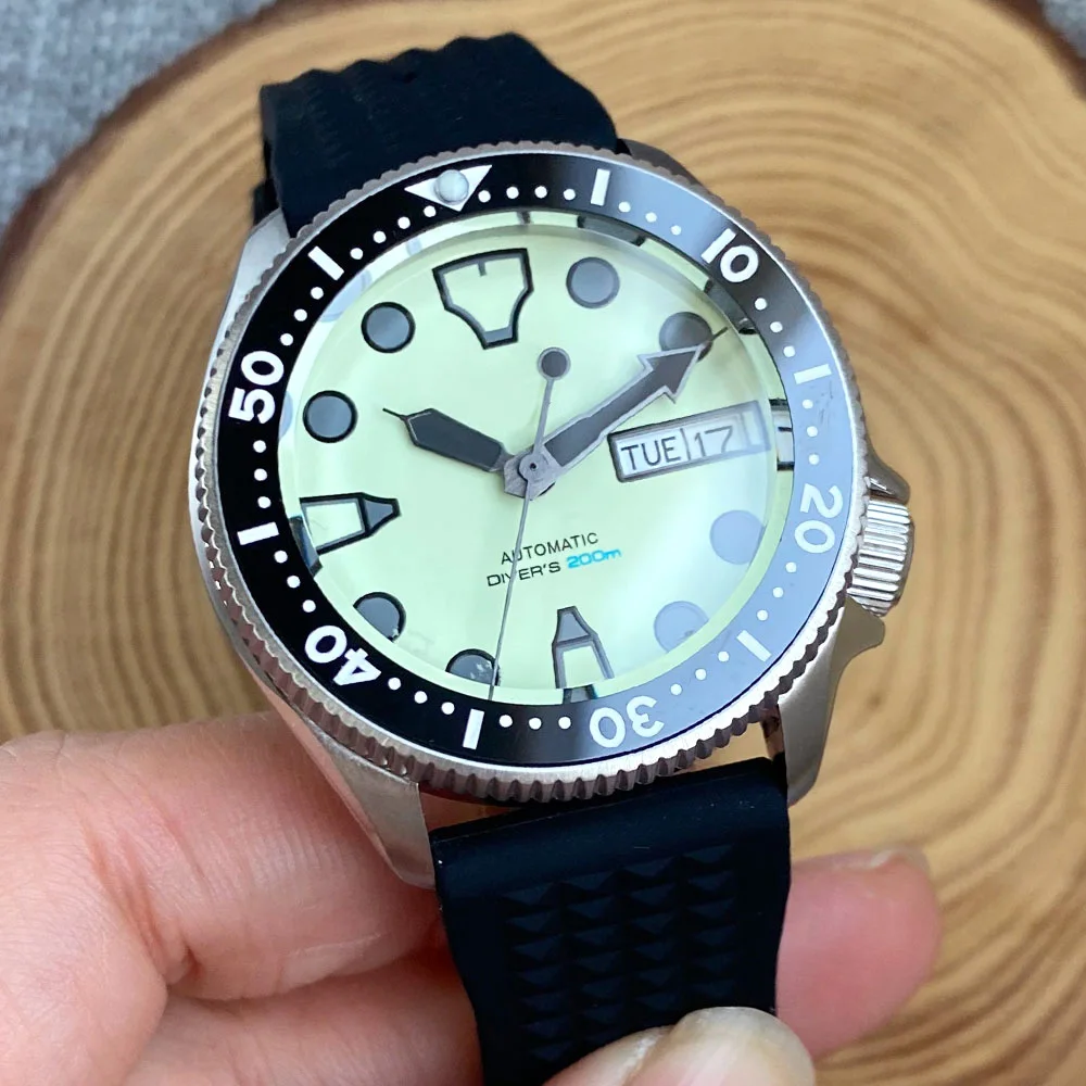 Nuovo Quadrante Orologio Da Orologio Da 28,5 Mm Luminoso NH35 - Foto 12