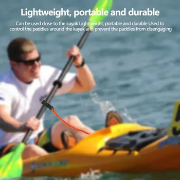 Stretchable Kayak Paddle Leash 6