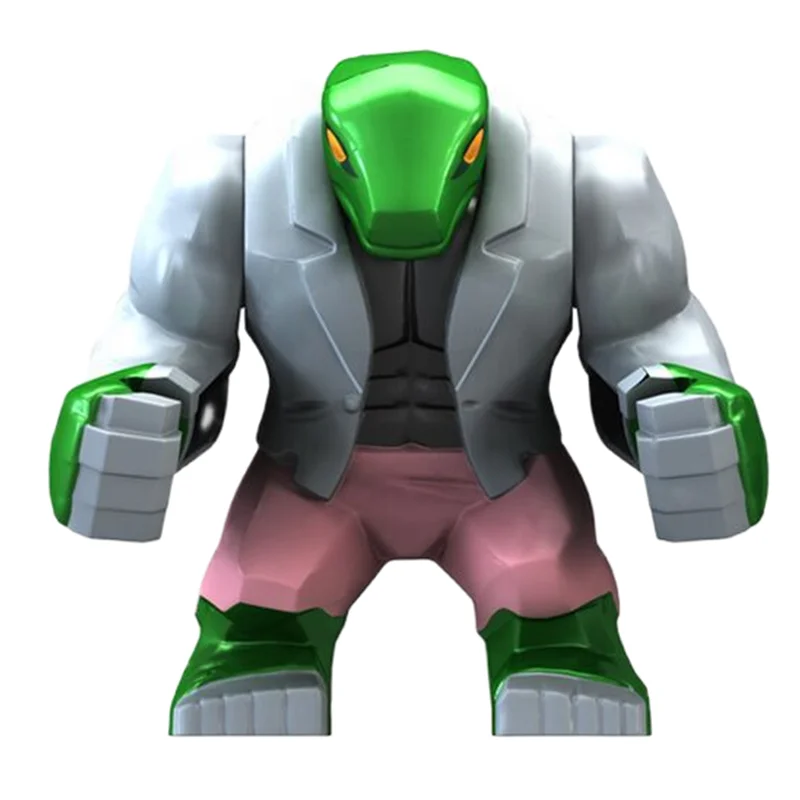 Disney Building Blocks Mini Model Figures Big Goblin Spiderman Iron Man Venom Captain Hawk Deadpool Technic Armor City Gift Toys 5