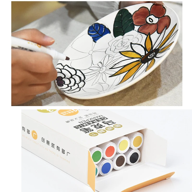 

Pottery Underglaze Color Marker Pigment Ceramic Underglaze Color Painting Standing Water Pen