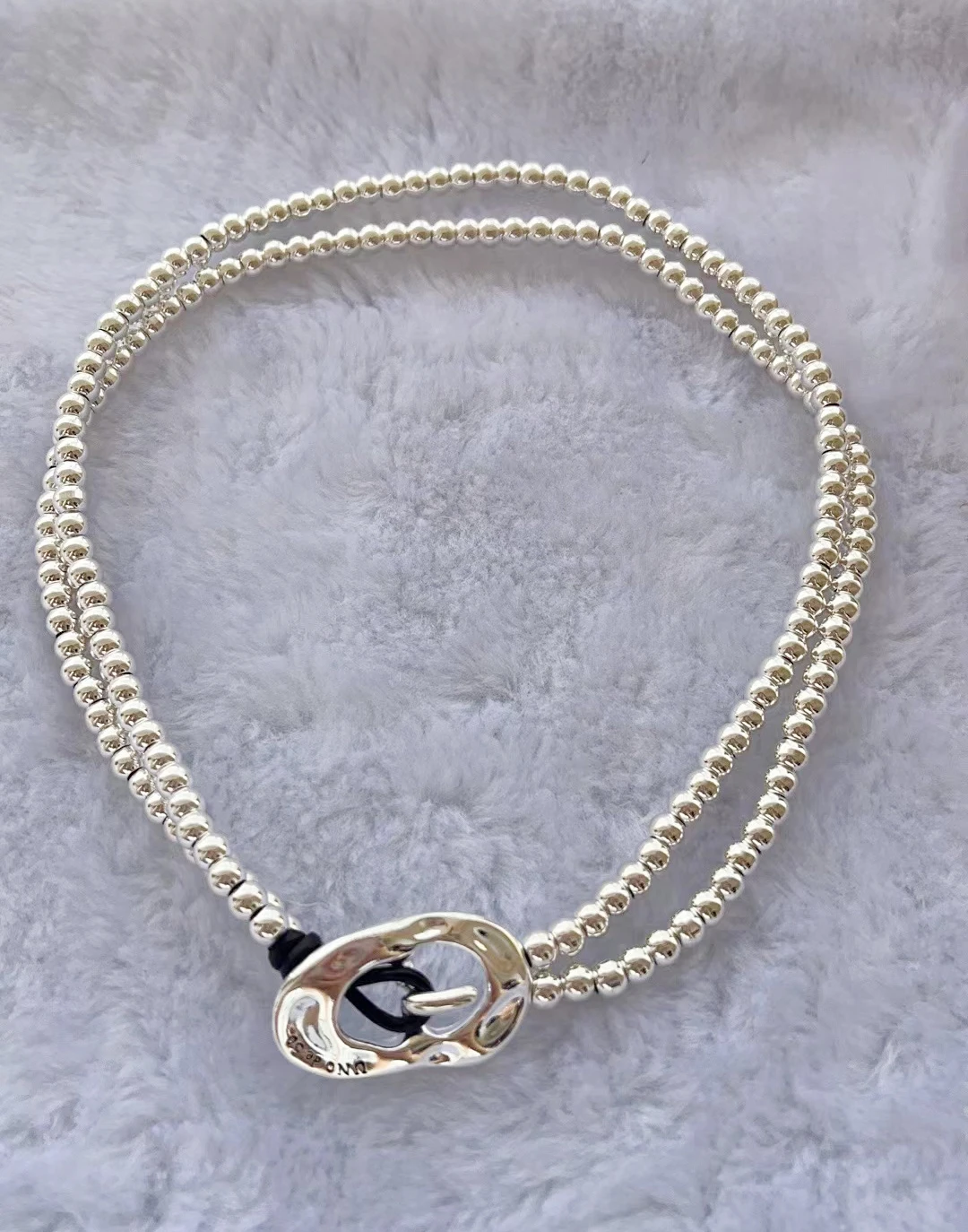 New Fashion UNOde50 Electroplating 925 Simple Exquisite Necklace Women's Holiday Romantic Gift