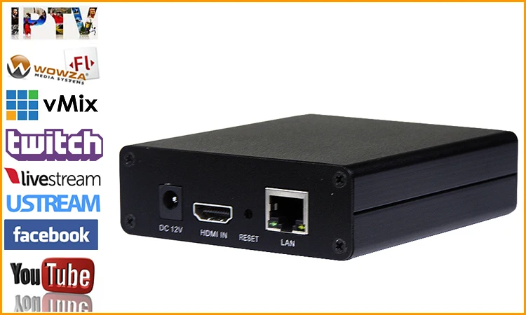 H.264 Video Encoder Support HDCP HDMI To IP Live Streaming Encoder IPTV Hardware RTMP RTSP HLS UDP Streamer