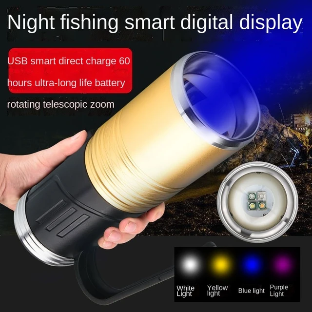 Blue Light Fishing Flashlight, Blue Light Led Flashlight