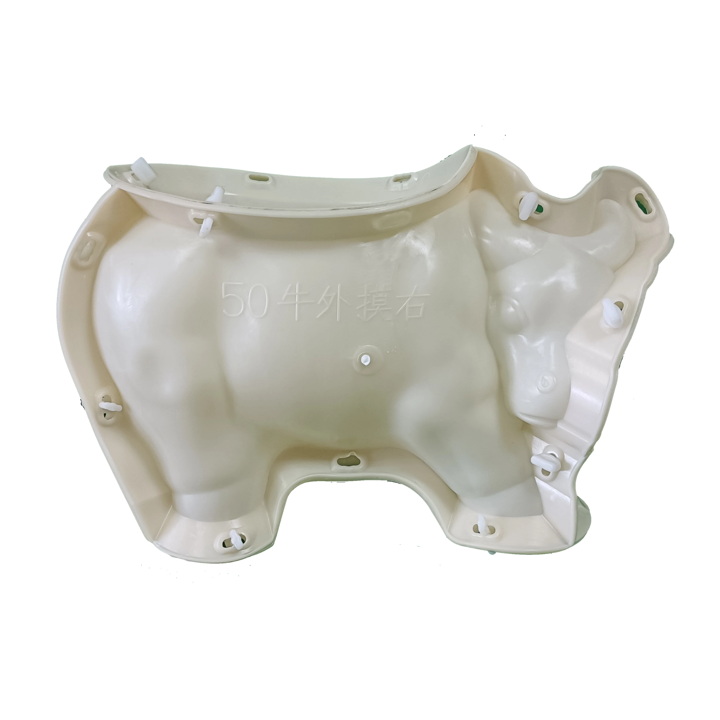 Concrete cow ox bull shape flower pot mold