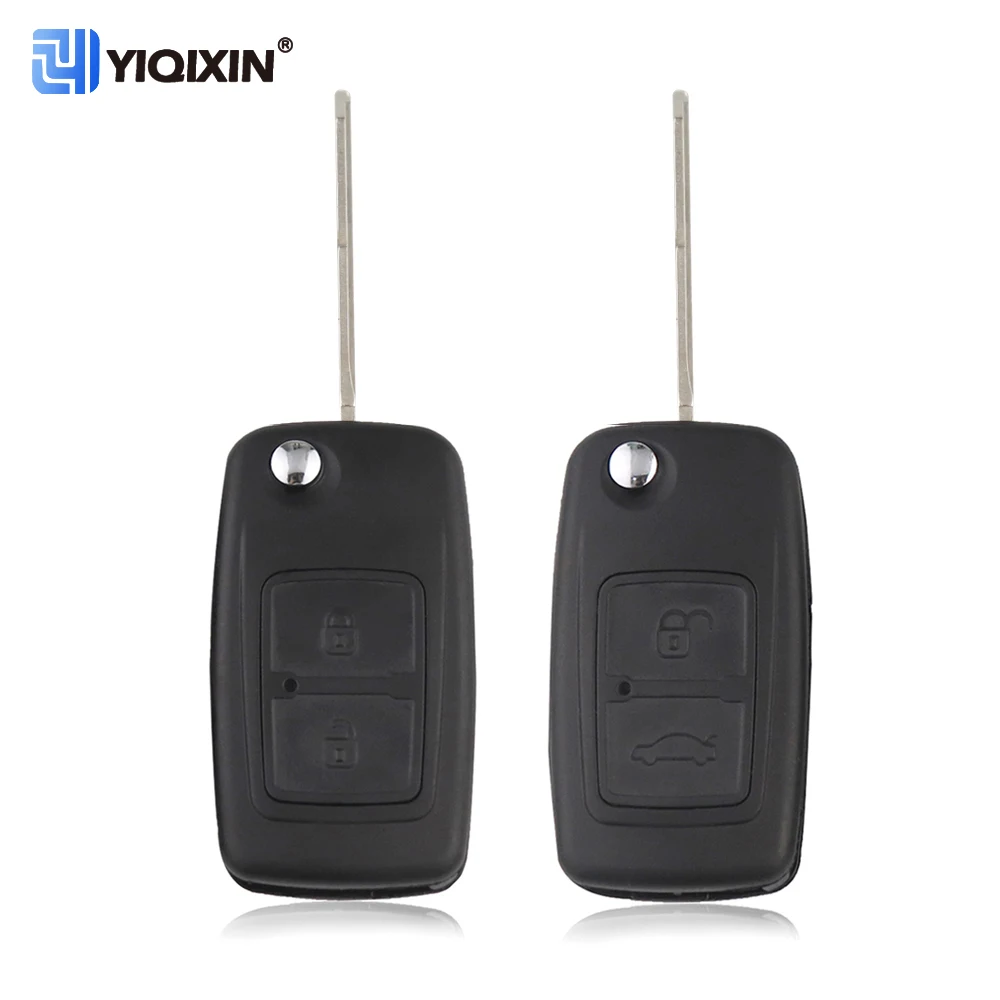 Enhanced Remote Car Key Shell Fob Case with Uncut Blade