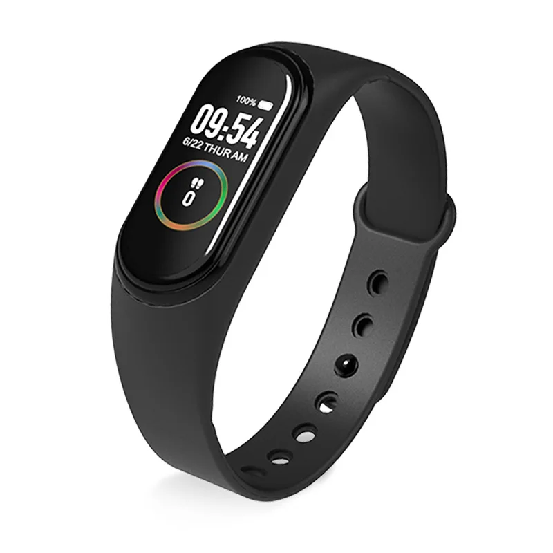 M4 Smart Bracelet Sport Wristband Universal Pedometer Heart Rate and Sleep Monitoring Bracelet IP67 Waterproof for Fitness 