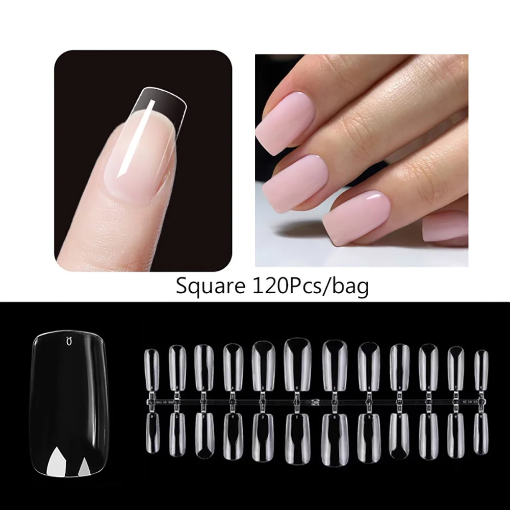 Nail Tips 120pcs fake nails nail tips false nails false nail tips