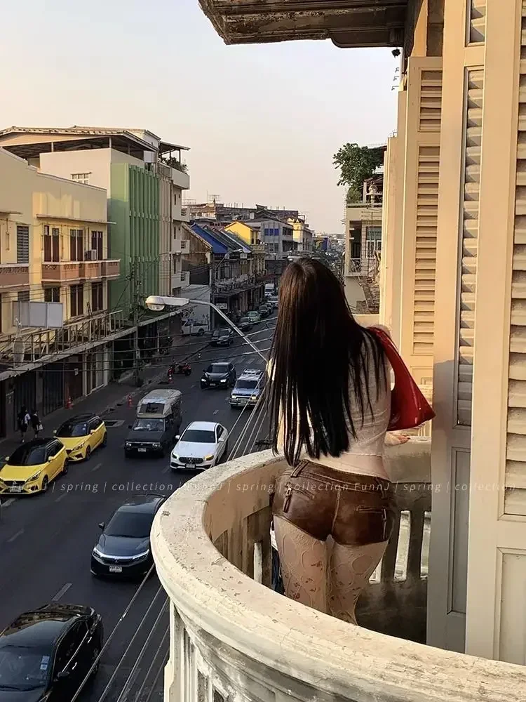 Korean Fashion Crop Top y2k Aesthetic Sweet Lace Patchwork Long Sleeve T Shirt with Bow 2000s Women Clothes Streetwear