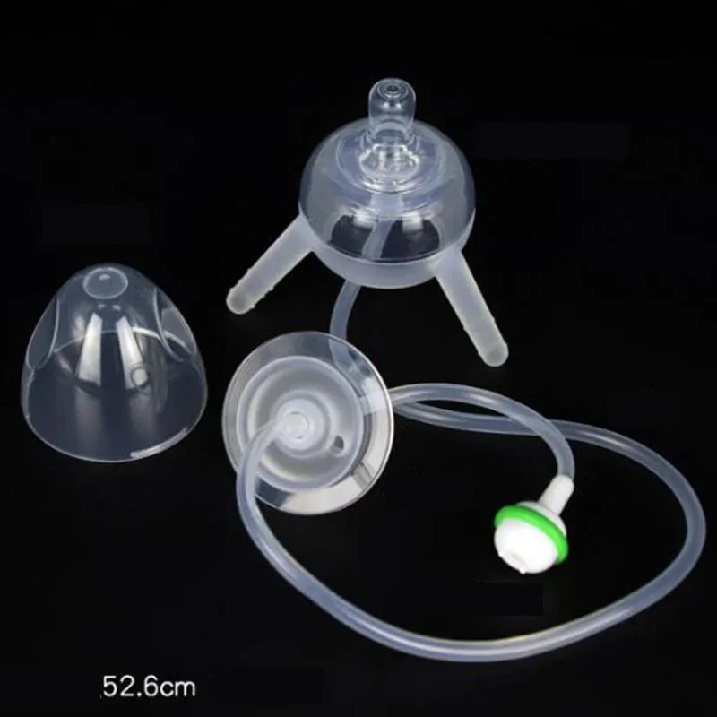 Baby feeding Bottle Long straw Hands-free bottle Nipple Multifunctional Baby Bottle Kids Cup Silicone Sippy Mouth NO BPA bottle accessories silicone baby feeding bottle
