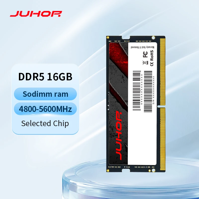JUHOR Notebook Ram DDR5 16GB 4800MHz 5600MHz Laptop Memory ram