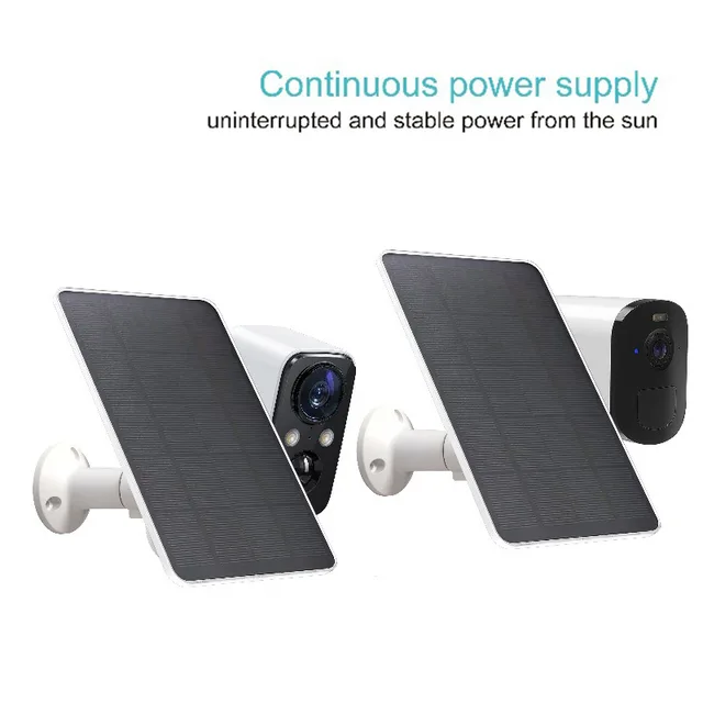 10W 5V Solar Panel Micro Type-C Outdoor Solar Cells Charger Solar Panels for Security Camera Small Home Light System 4