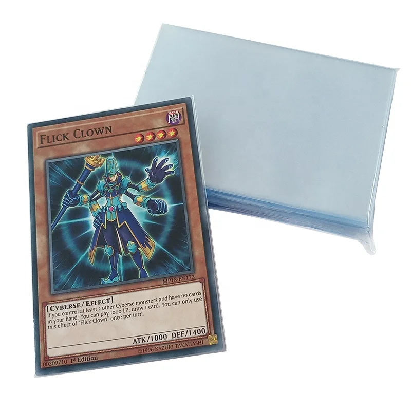

Customized.product.1000Pcs Ultra Fits Japanese Size 60x87mm Yugion Gaming Card Inner Sleeves