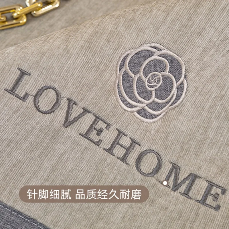 1PC 셔닐 실 유니버설 소파 커버 미끄럼 방지 조합 소파 쿠션 L 모양 소파 타월 거실 보호대 Fundas de 소파