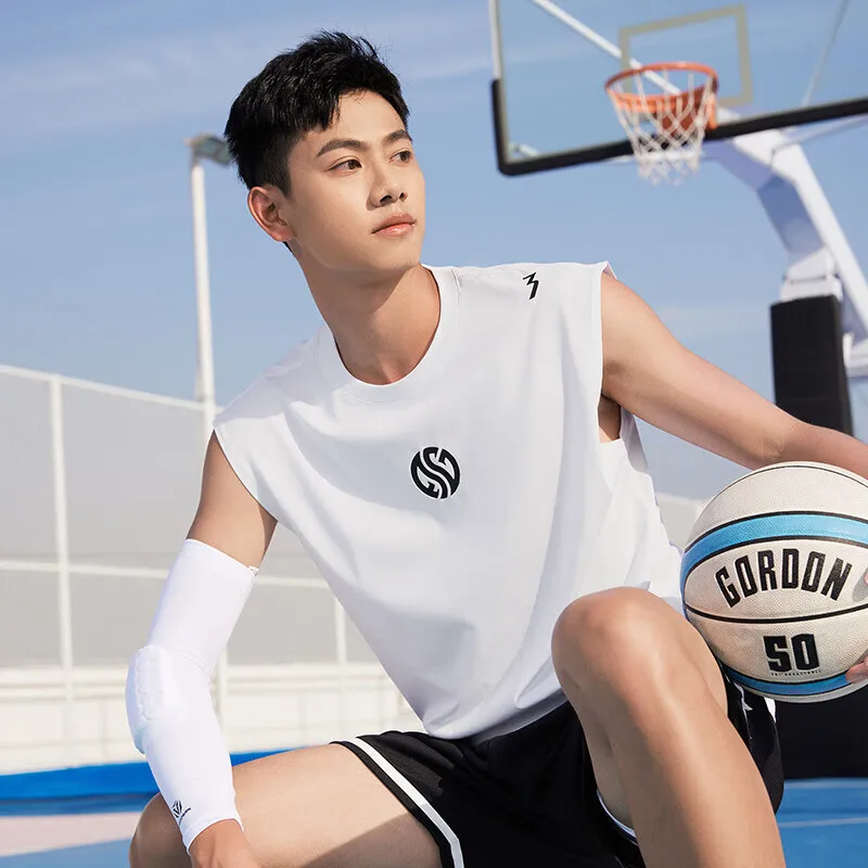 361 Degrees Men's Sports Vest Sleeveless Round Neck Breathable Loose Comfortable Basketball Top Male 652321504 Basketball Jerseys Men Sport Tees