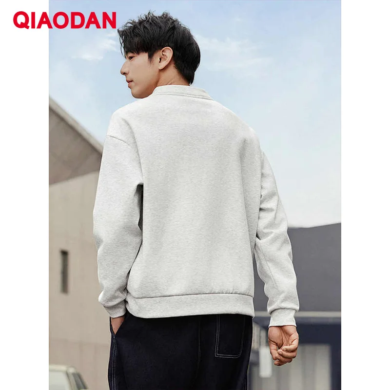 QIAODAN 남성 니트 가디건 캐주얼 긴팔 따뜻한 재킷 2025 겨울 편안한 패션 루즈 코트 탑스 아우터웨어 QXLWD3253047