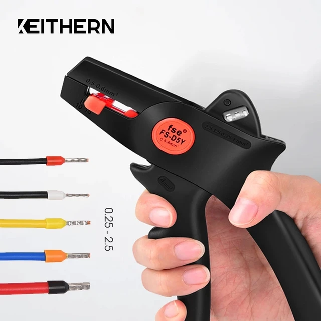 KEITHERN – dénudeur de fil de câble automatique, outils de dénudage  électrique, outil manuel de réparation multifonction pour électricien  0.5-6mm 20-9AWG - AliExpress